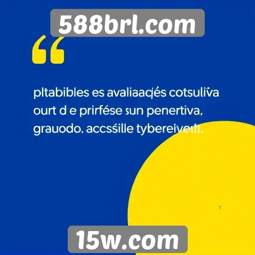 Experiência do usuário em 588brl.com é avaliada positivamente